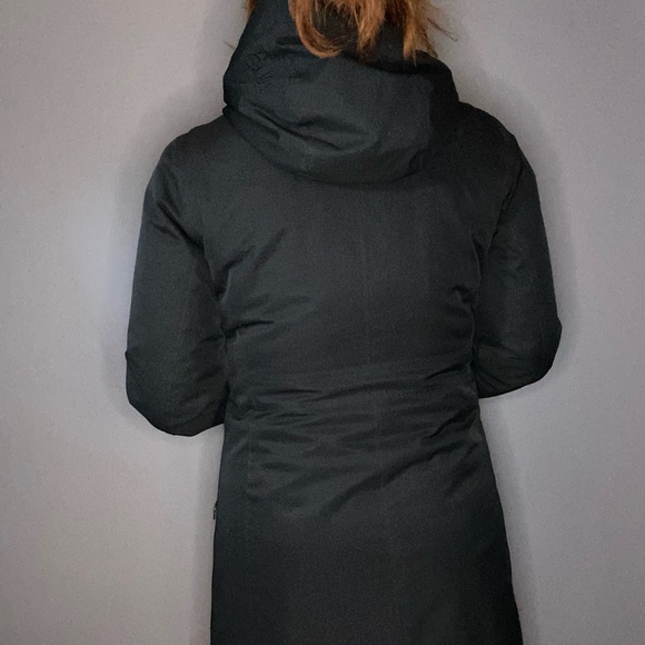 LOLË Black Rain Coat with Hood - Picture 3 of 11
